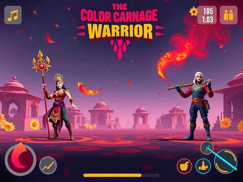 Color Carnage Warrior Indian festival event