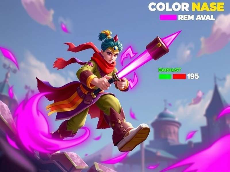 Color Carnage Warrior gameplay screenshot